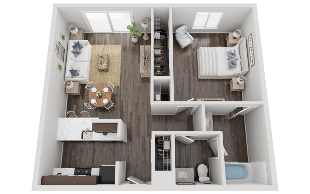 3d floorplan of the a2