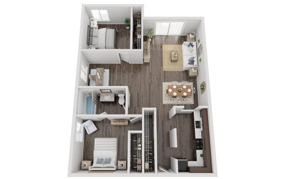 3d floorplan of the b3