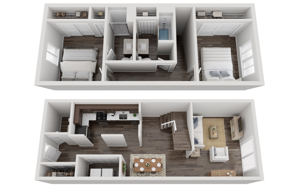 3d floorplan of the b6