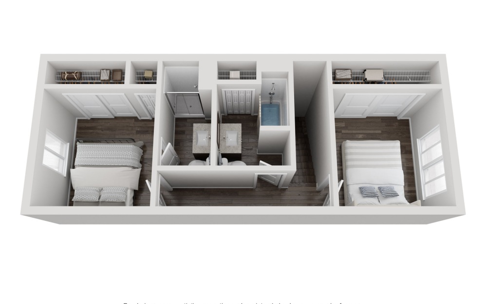 3d floorplan of the b6