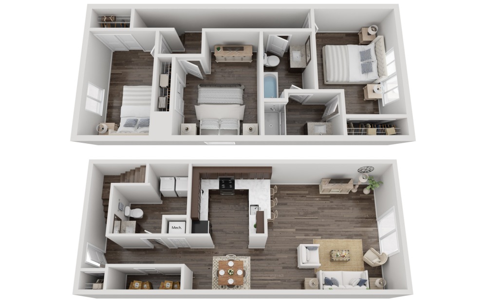 3d floorplan of the c3