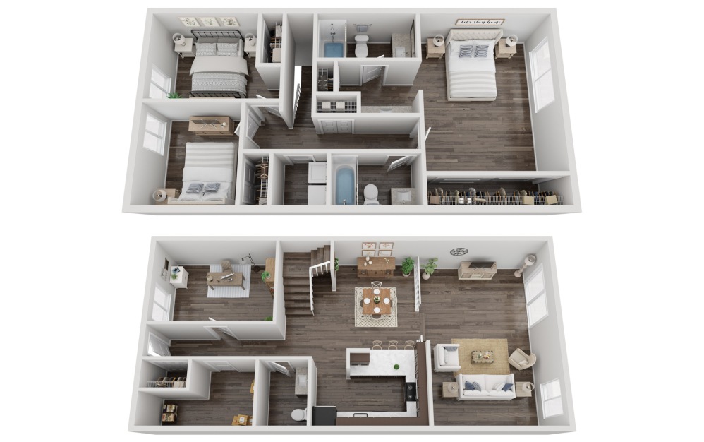 3d floorplan of the c4