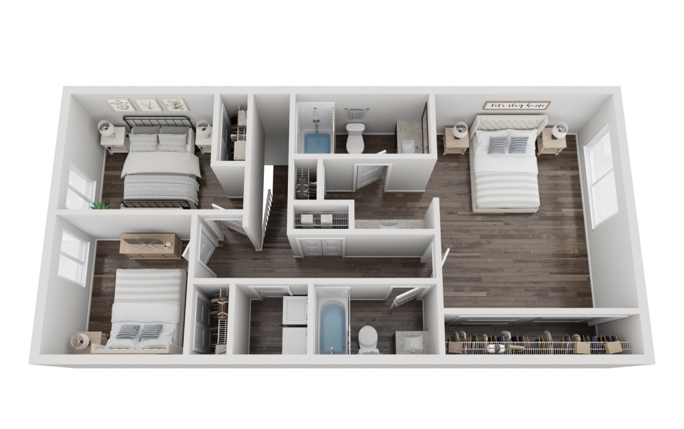 3d floorplan of the c4