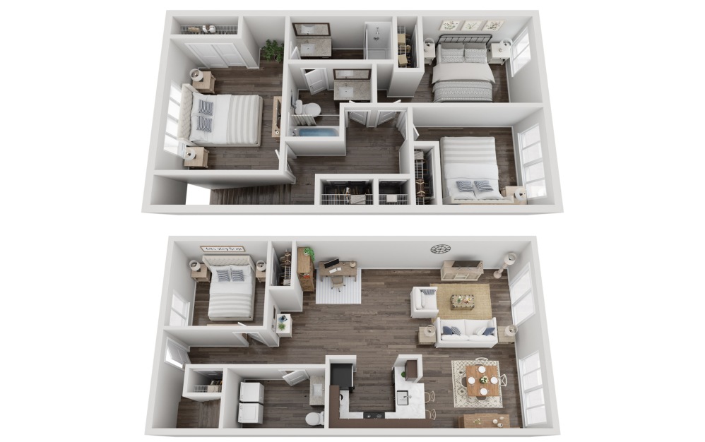 3d floorplan of the d1