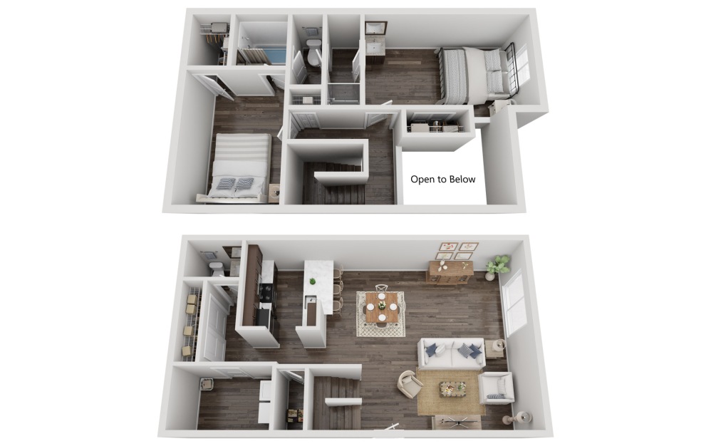 3d floorplan of the b7