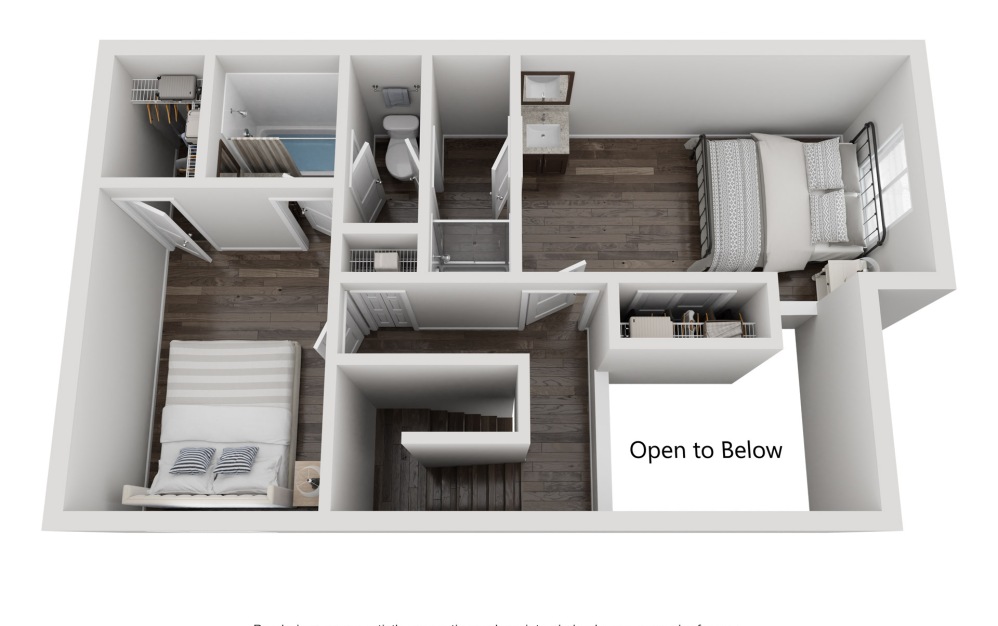 3d floorplan of the b7