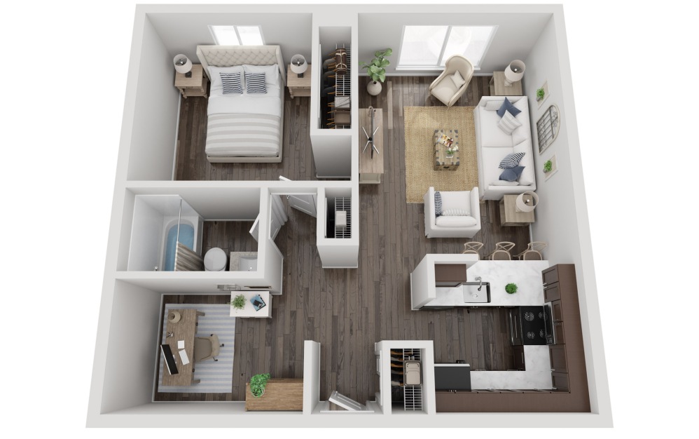 3d floorplan of the a1